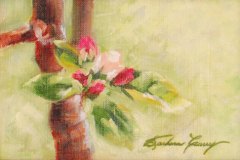 20, Barbara Curry, Peach Blossom, oil on linen