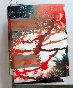 hand made book of artist paste papers