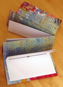 artist folding pampglet by Pam Perkins