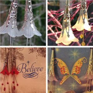 fairy flower earrings