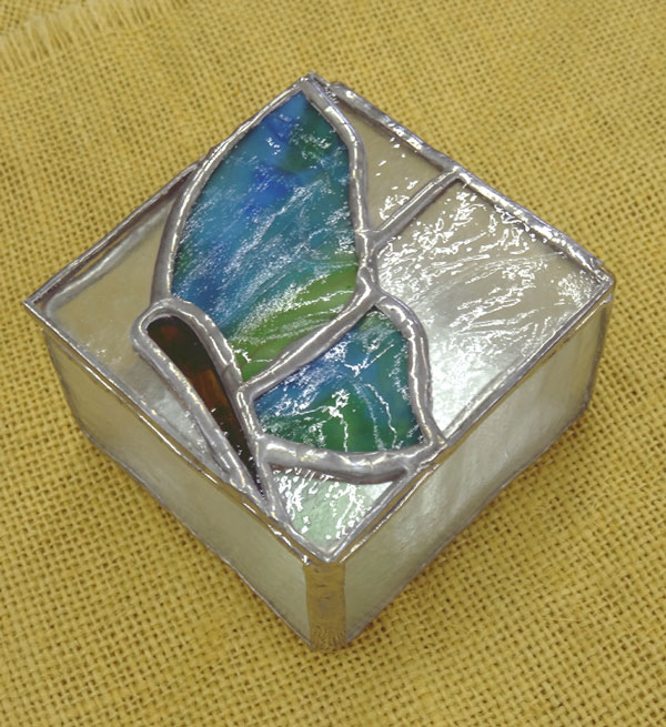 Betty McConnell - Butterfly Box - glass