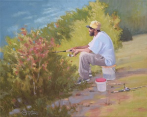 oil painting by Todd Baxter