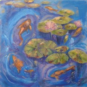 oil painting by Rosie Little