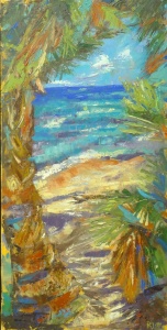 oil painting by Rosie Little