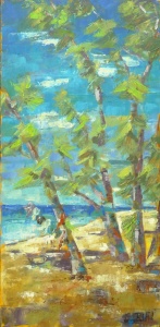 oil painting by Rosie Little