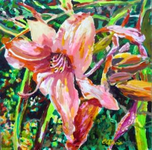 acrylic painting by Barbara O'Neal Davis