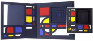 Lore-Spivey - Piet - artist book: card stock, pva glue. Winner of First Place.