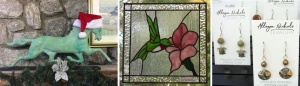 artwork for sale in SASi's holiday boutique.