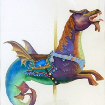 12 Shelby Sabelli, Carousel II, watercolor