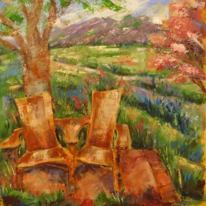 16 Rosie Little, Nature's Observatory, oil