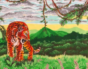 31 Bethlehem Reinhardt, Jungle, acrylic
