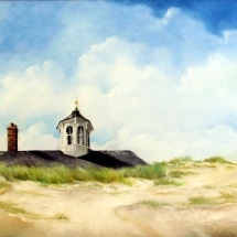 5 R. Michael Phillips, Over The Dunes, oil