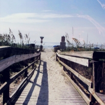 60 Joy Hayes, Sidewalk to Beach, photography