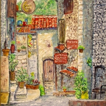 8 Mimi Irwin, La Porte a Gourdon, acrylic