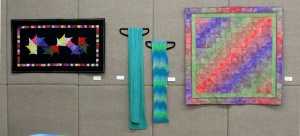 Woven and knitted works in Uncommon Threads exhibit at Southern Arts Society.