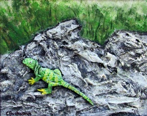 23 Constance Buchanan, Sunning Splendor, acrylic