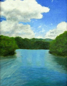 34 Linda Principe, Serenity At Fontana Dam, oil