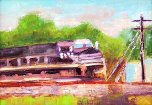 Cam Tracy – Steaming Ahead – oil