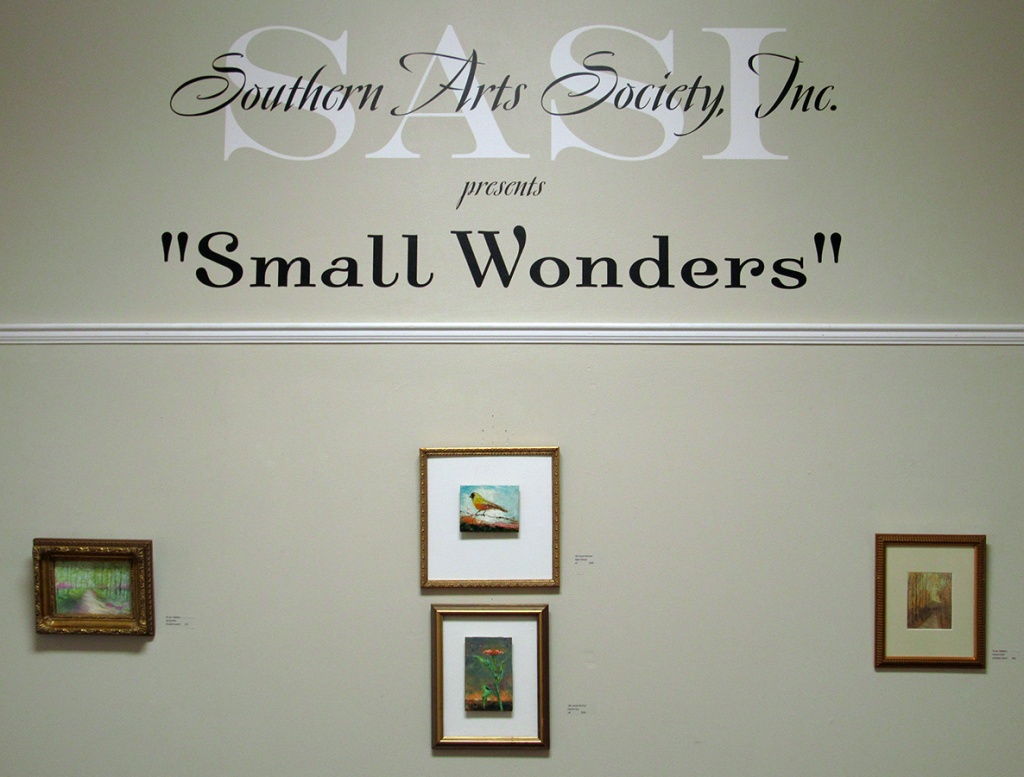 Gallery entrance to Small Wonders exhibit.