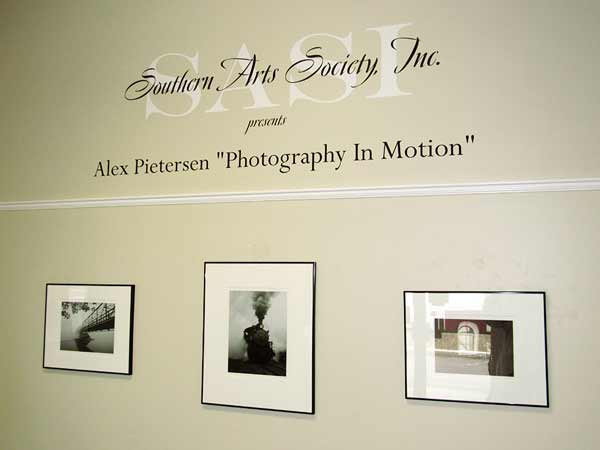 Gallery entry to Alex Pieterson exhibit.