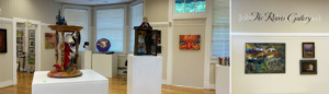 Gallery at Southern Arts Society in Kings Mountain NC showing A Fresh Look 2022 art exhibit.