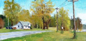 6 – Across the Road, acrylic, Jeffrey J. Bowers