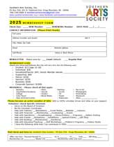 preview image of 2025 membership form