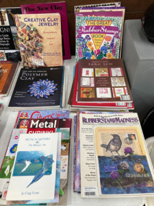 Books and art supplies for sale at Southern Arts Society Kings Mountain NC