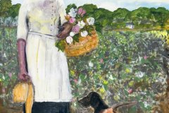 Cotton Bride 3, acrylic, by Lucy Warlick
