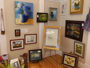 artwork displayed in southern arts society gift shop