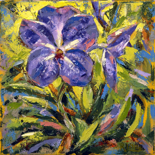 Rosie Little - Orchid Love - oil