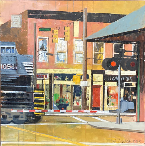 15 – Anne Harkness – Tracks of Time – oil