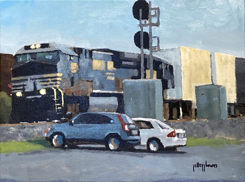 24 – Jeffrey J. Bowers – Sunrise Southbound – arylic